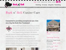 Tablet Screenshot of bark-n-roll.com